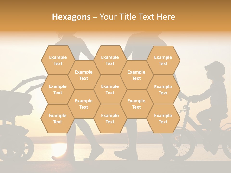 Activity Stroller Figure PowerPoint Template