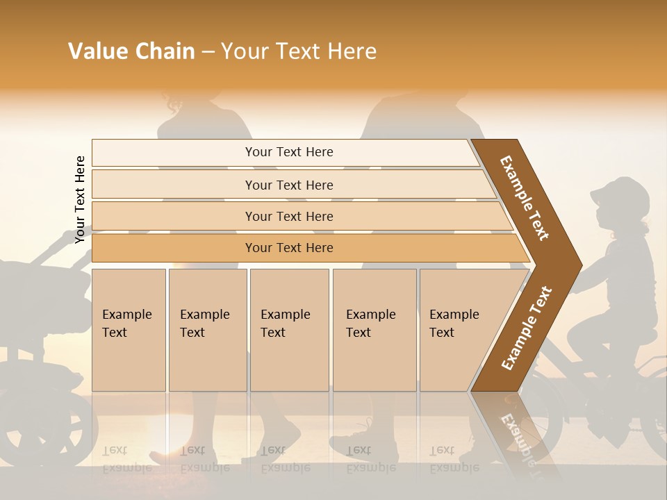 Activity Stroller Figure PowerPoint Template