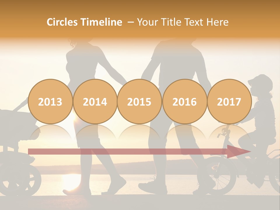 Activity Stroller Figure PowerPoint Template