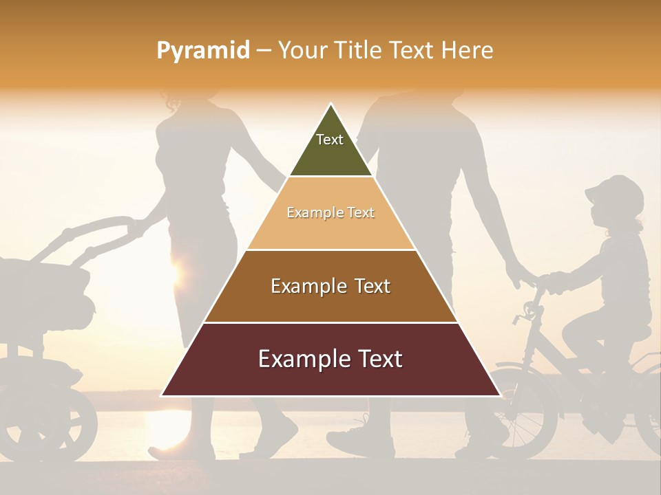 Activity Stroller Figure PowerPoint Template