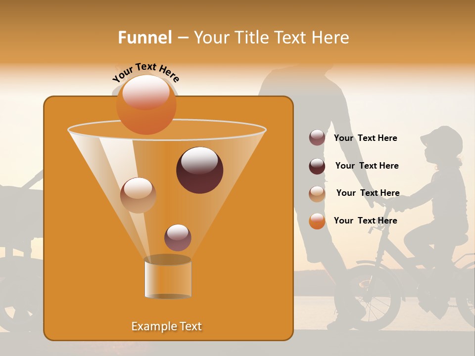 Activity Stroller Figure PowerPoint Template