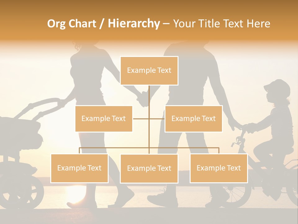 Activity Stroller Figure PowerPoint Template
