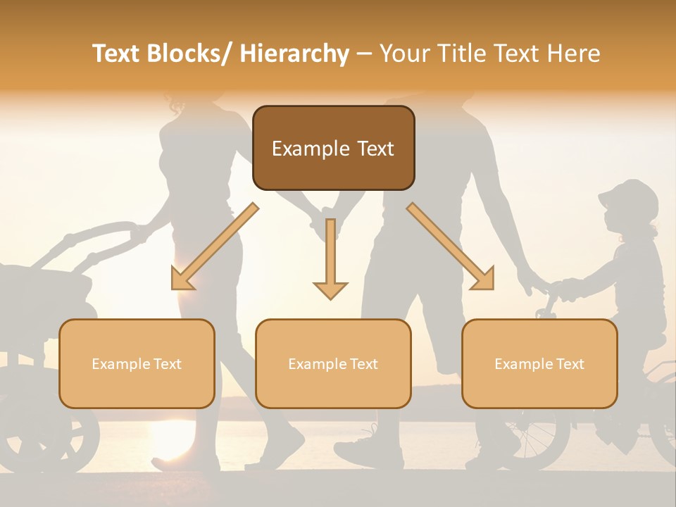 Activity Stroller Figure PowerPoint Template
