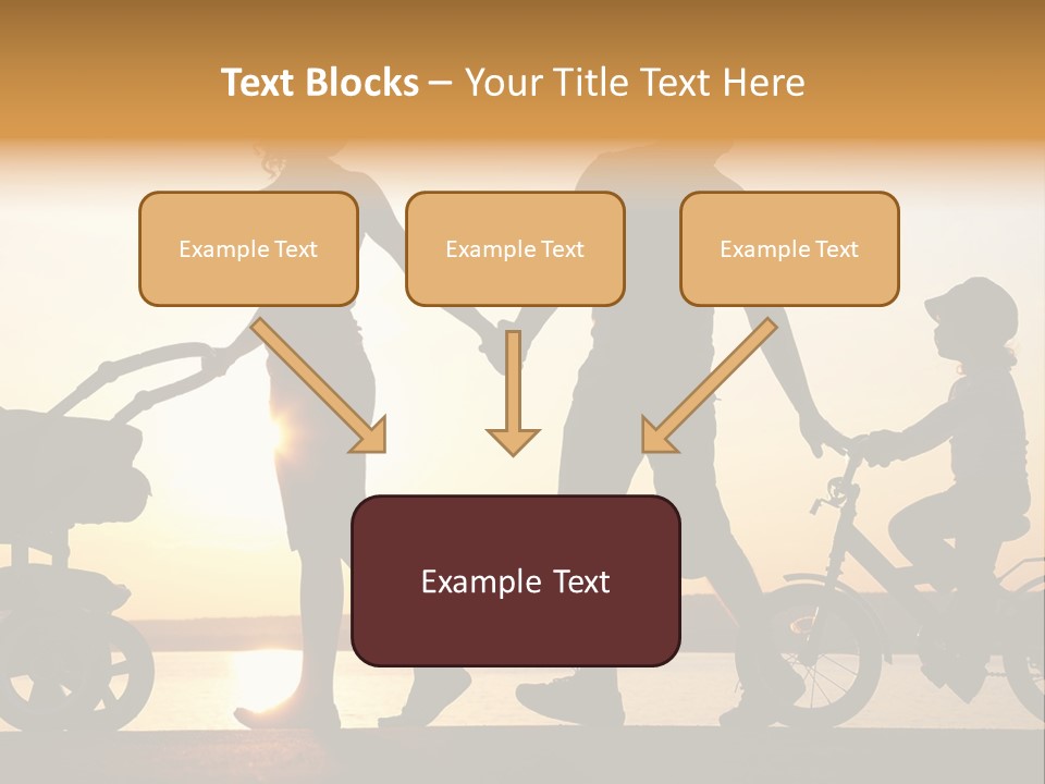 Activity Stroller Figure PowerPoint Template
