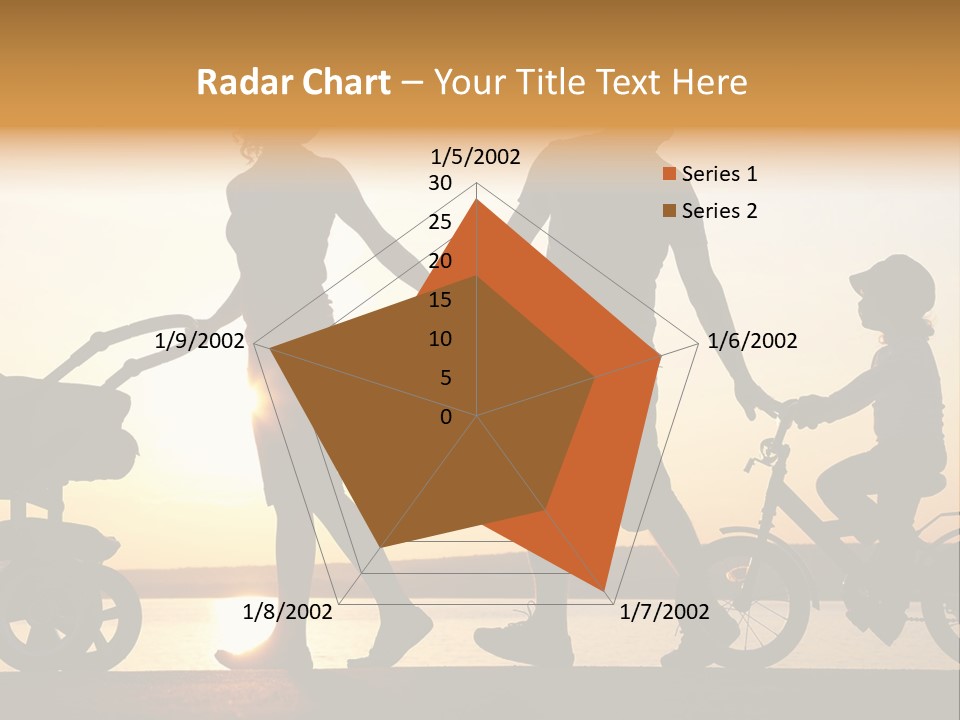 Activity Stroller Figure PowerPoint Template