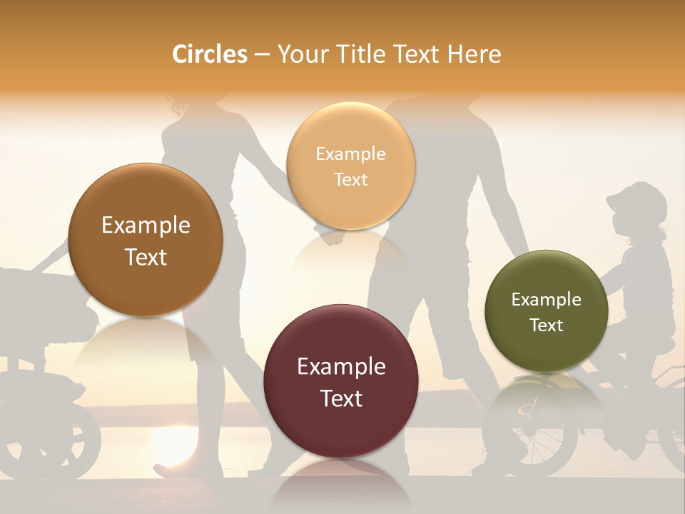 Activity Stroller Figure PowerPoint Template