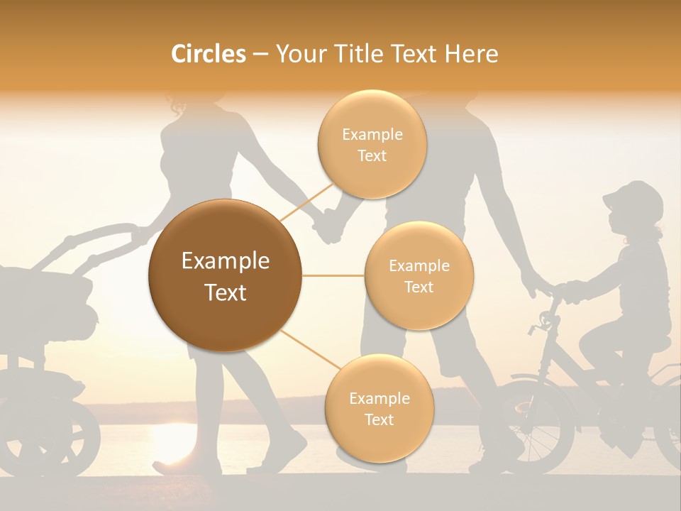 Activity Stroller Figure PowerPoint Template