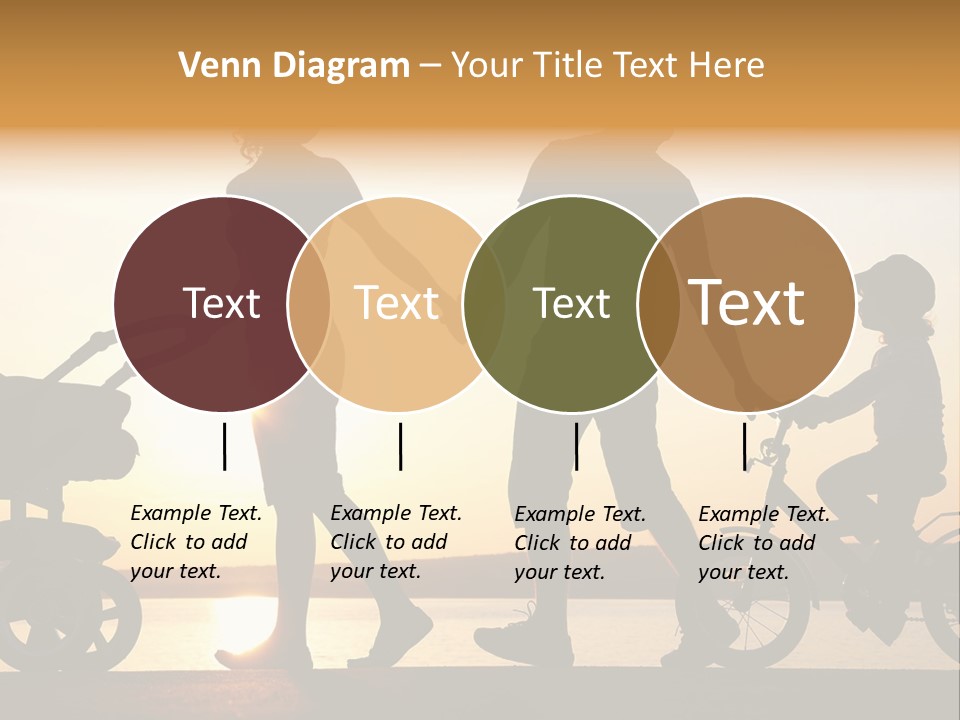 Activity Stroller Figure PowerPoint Template