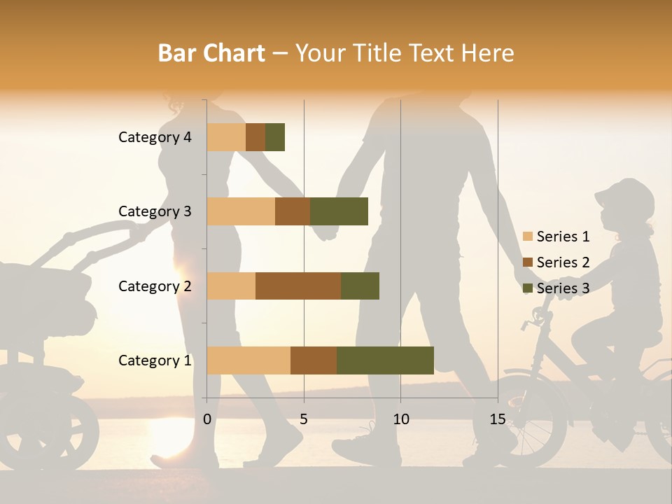 Activity Stroller Figure PowerPoint Template