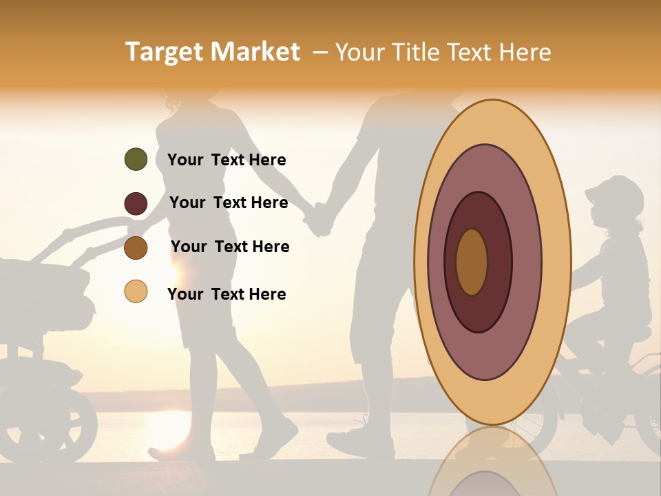 Activity Stroller Figure PowerPoint Template