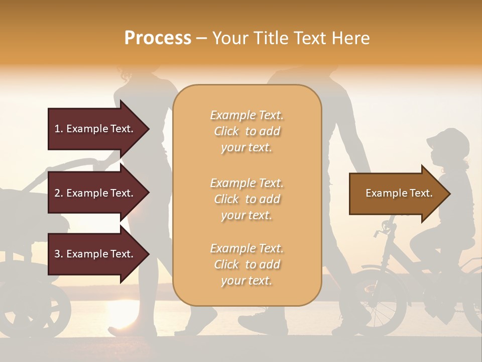 Activity Stroller Figure PowerPoint Template