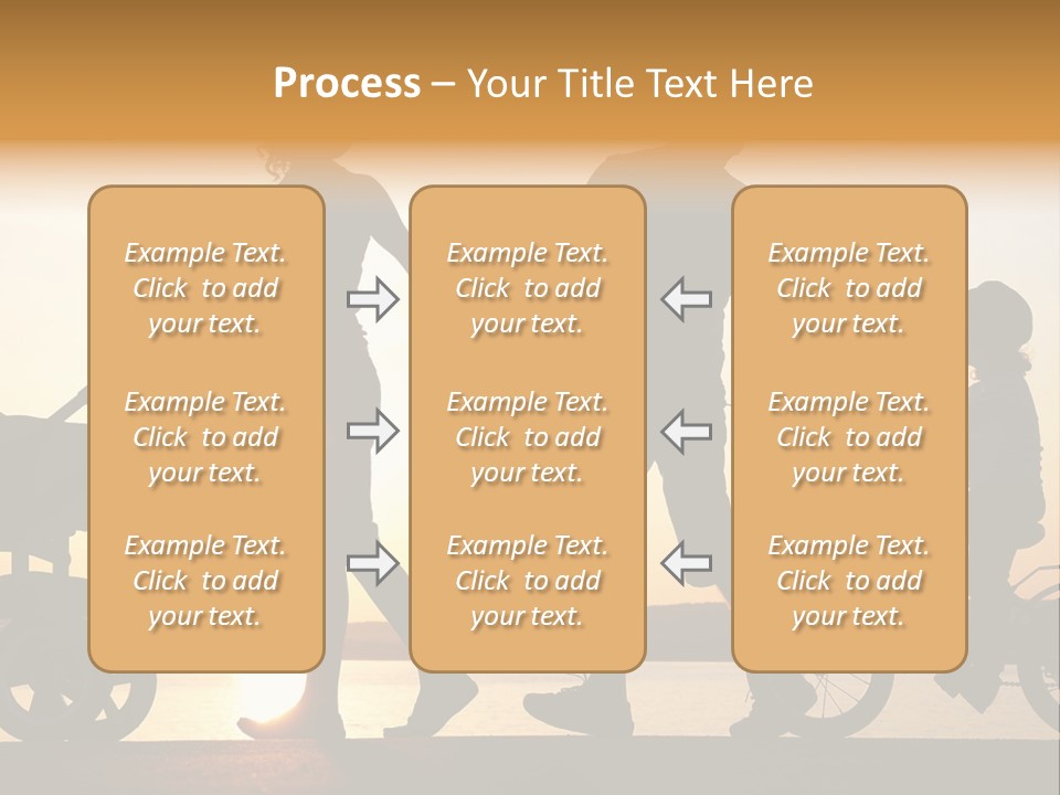Activity Stroller Figure PowerPoint Template