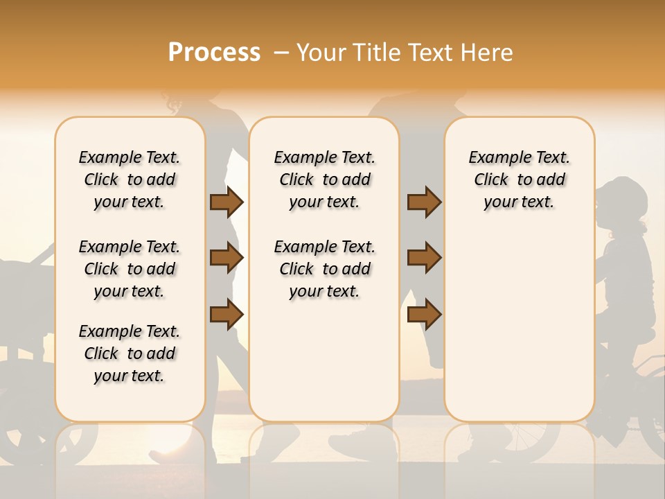 Activity Stroller Figure PowerPoint Template