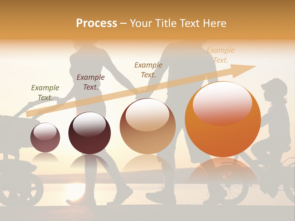 Activity Stroller Figure PowerPoint Template