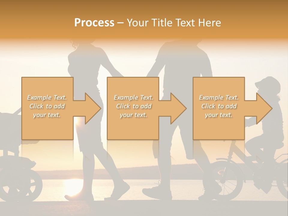 Activity Stroller Figure PowerPoint Template