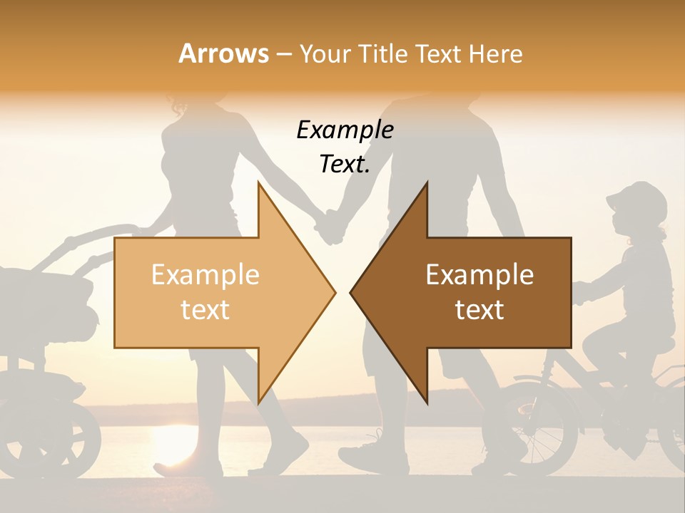 Activity Stroller Figure PowerPoint Template