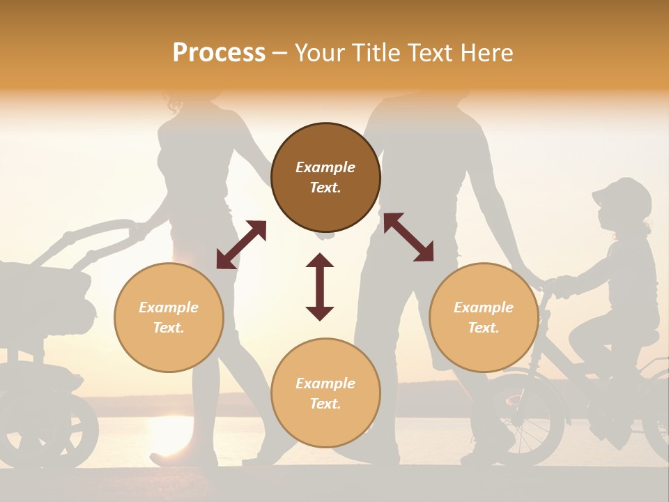 Activity Stroller Figure PowerPoint Template