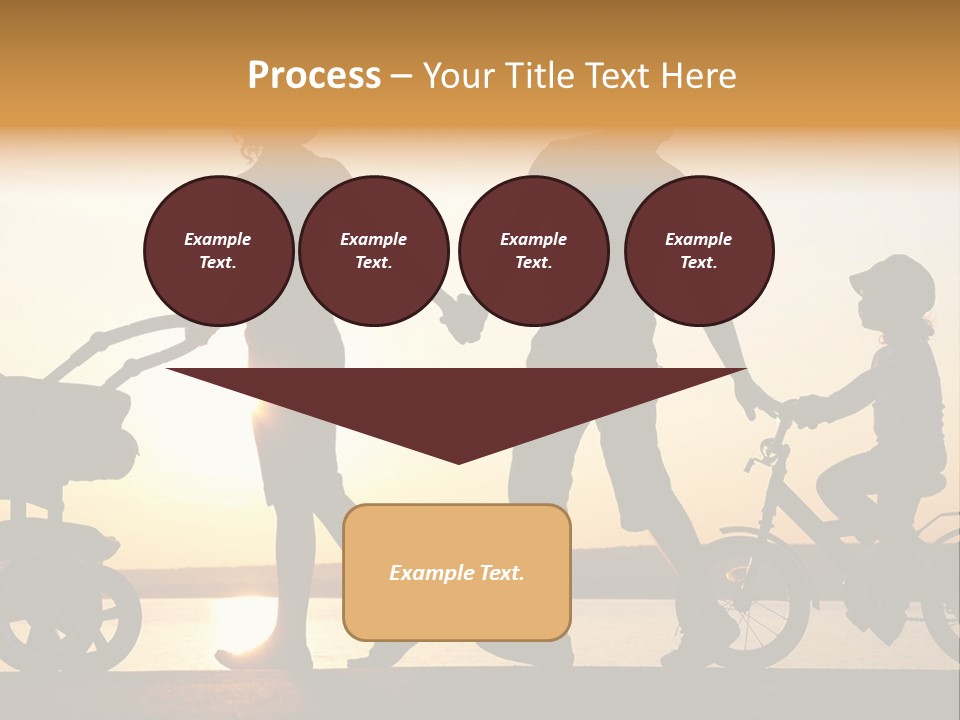 Activity Stroller Figure PowerPoint Template