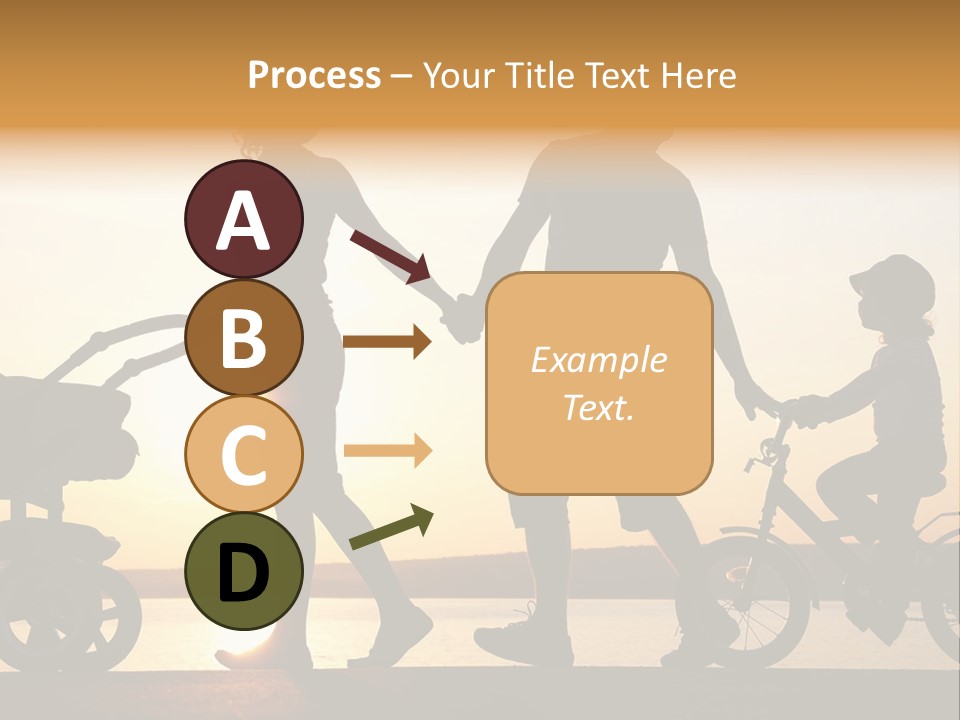 Activity Stroller Figure PowerPoint Template