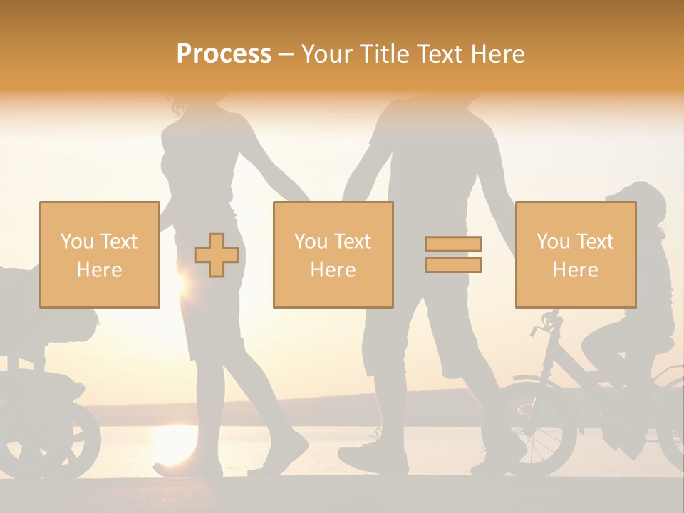 Activity Stroller Figure PowerPoint Template