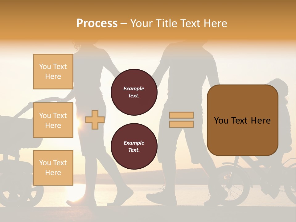 Activity Stroller Figure PowerPoint Template