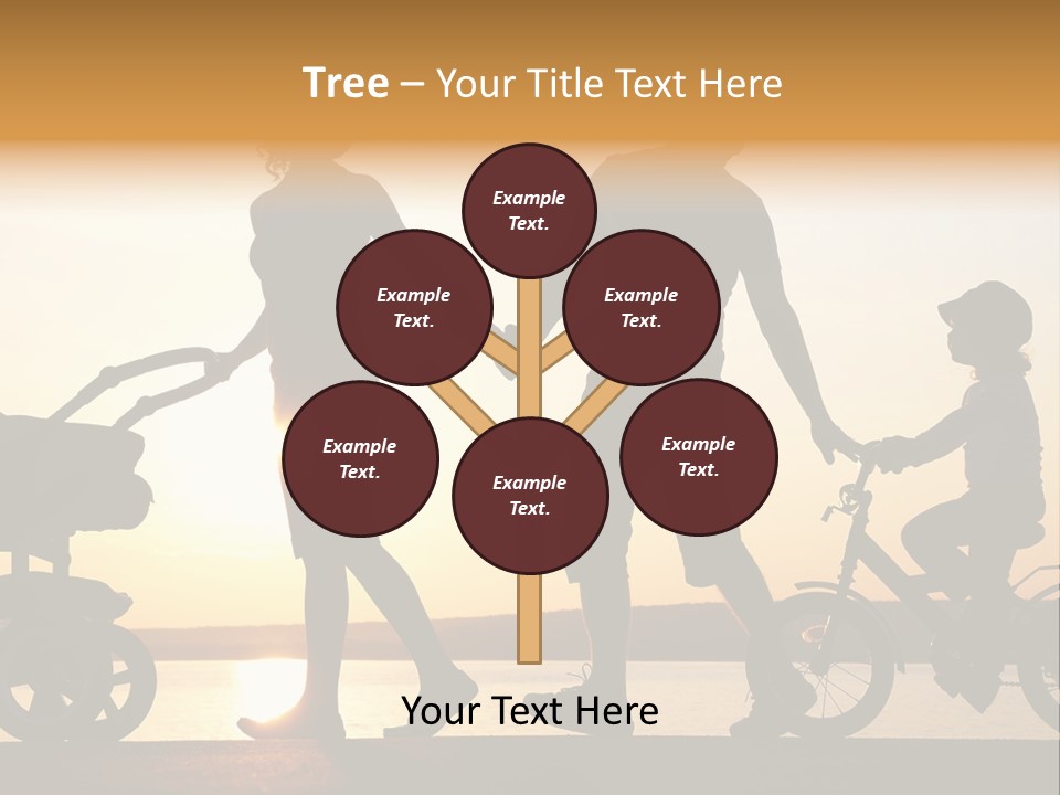 Activity Stroller Figure PowerPoint Template