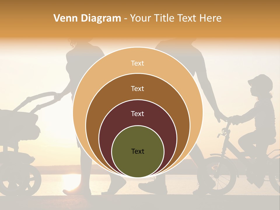 Activity Stroller Figure PowerPoint Template