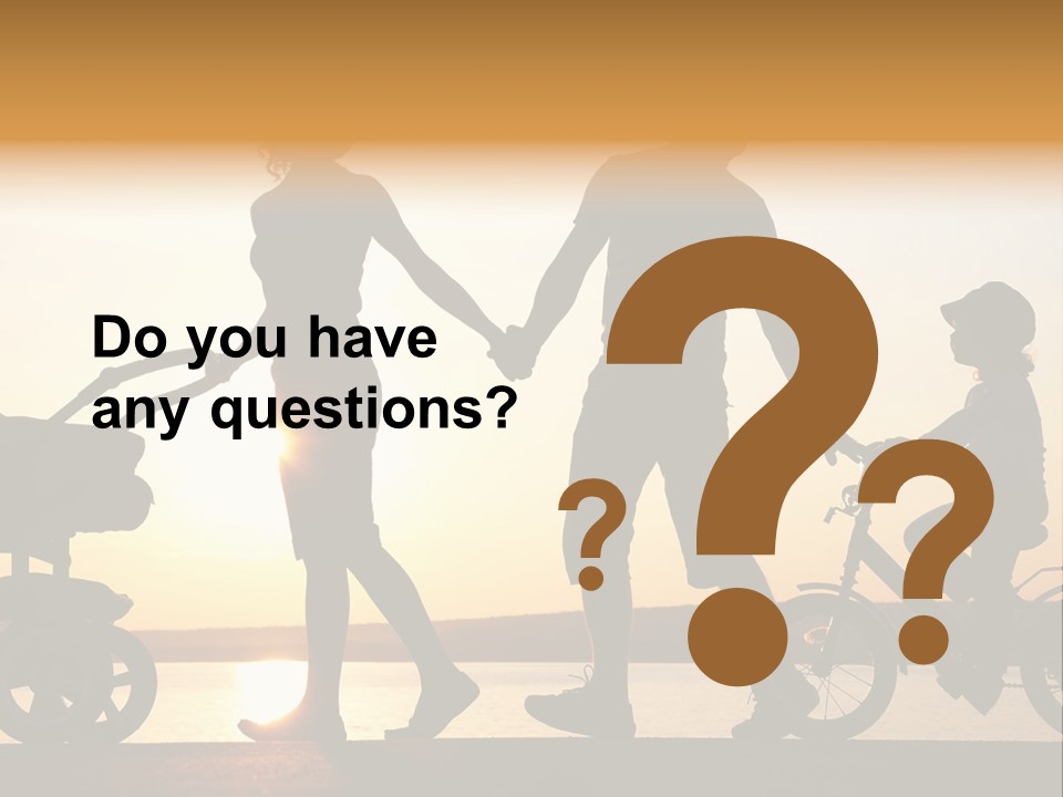 Activity Stroller Figure PowerPoint Template