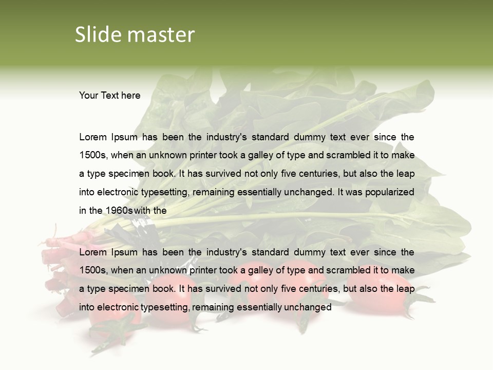 Closeup Asia Green PowerPoint Template