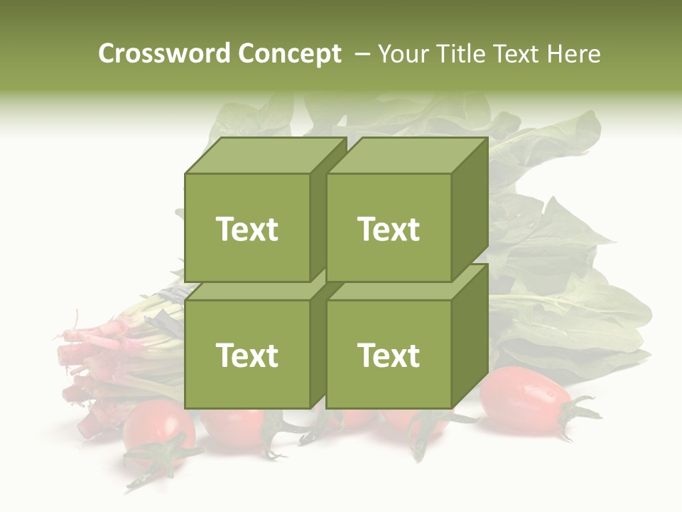 Closeup Asia Green PowerPoint Template