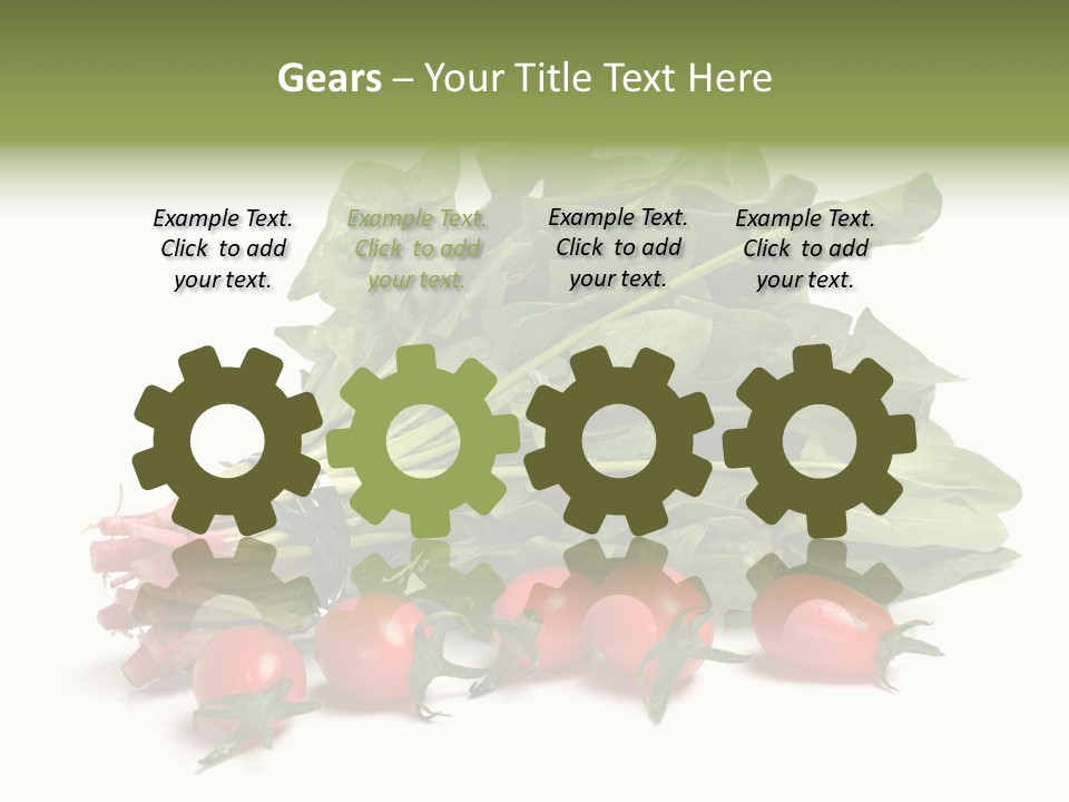 Closeup Asia Green PowerPoint Template