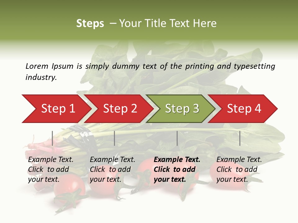 Closeup Asia Green PowerPoint Template
