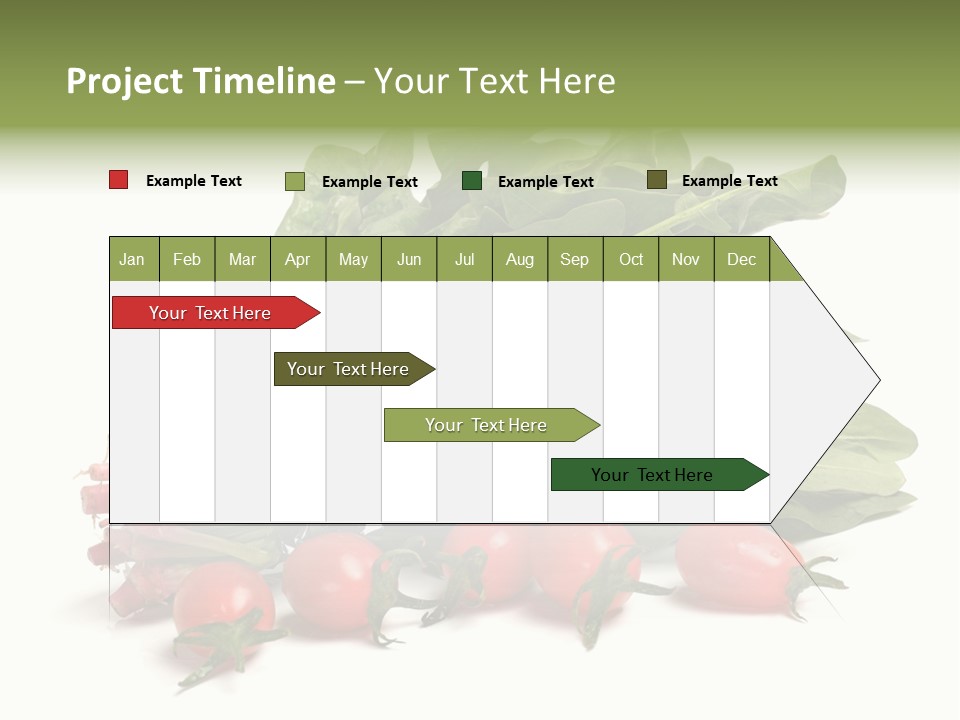 Closeup Asia Green PowerPoint Template
