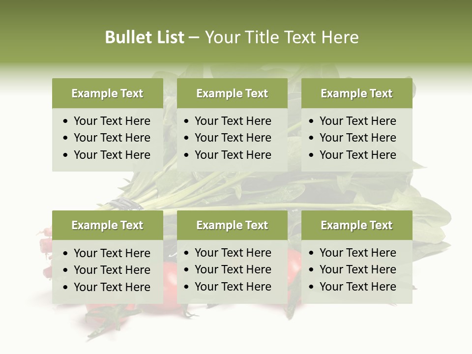 Closeup Asia Green PowerPoint Template
