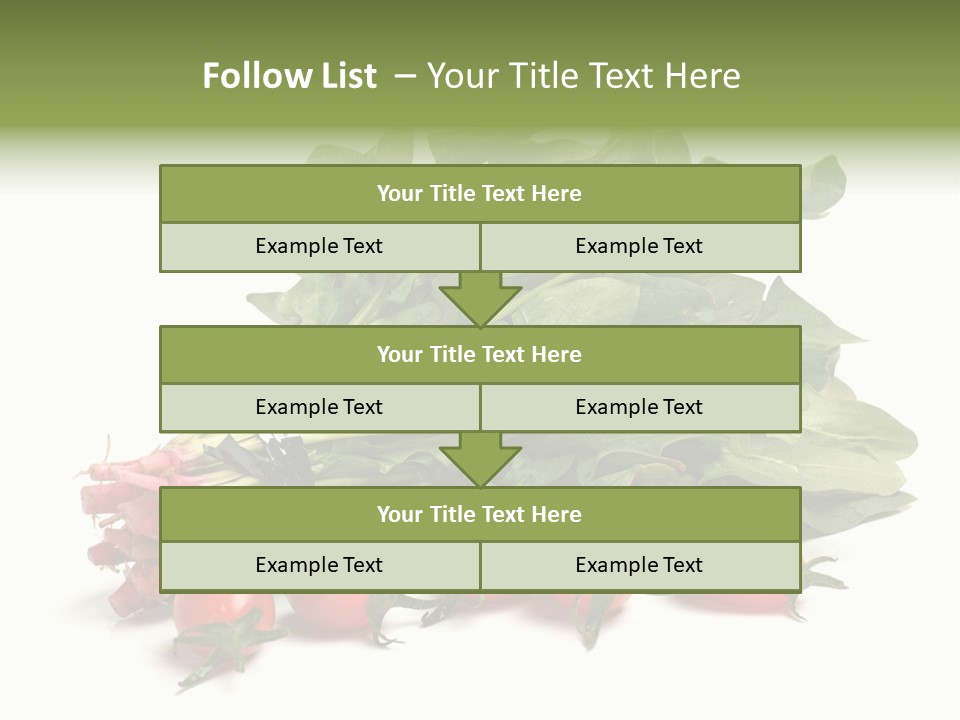 Closeup Asia Green PowerPoint Template