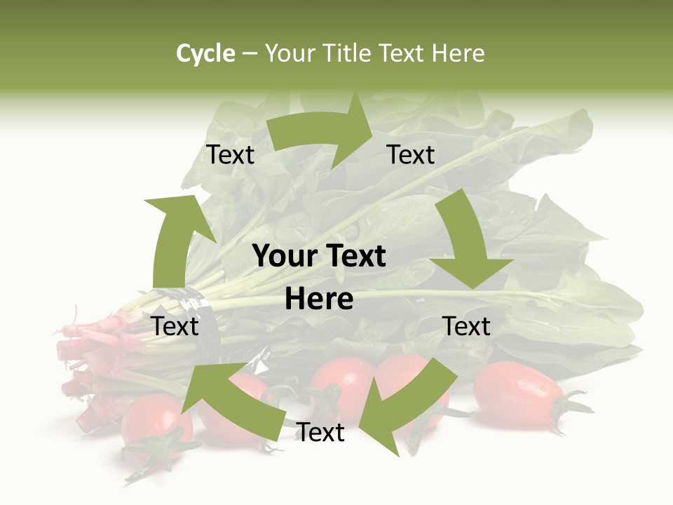 Closeup Asia Green PowerPoint Template