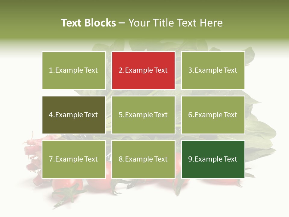 Closeup Asia Green PowerPoint Template