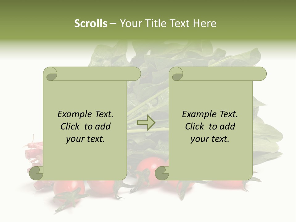 Closeup Asia Green PowerPoint Template