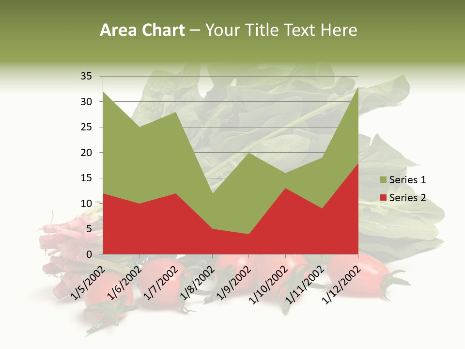 Closeup Asia Green PowerPoint Template