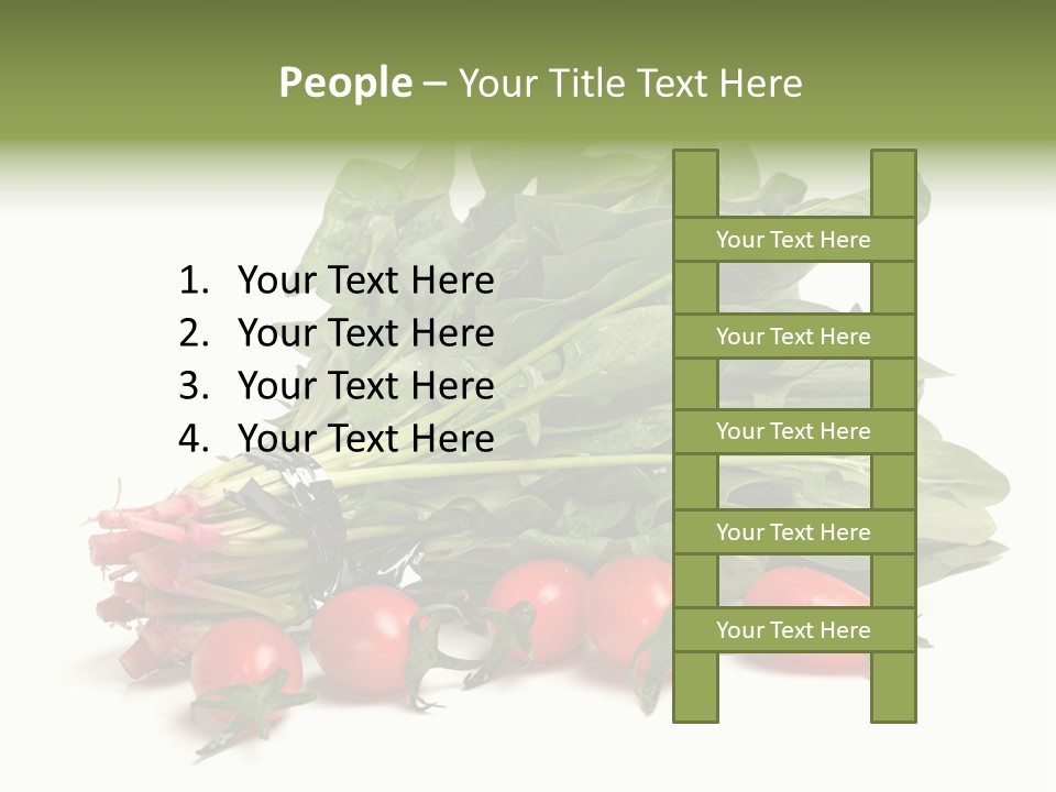 Closeup Asia Green PowerPoint Template