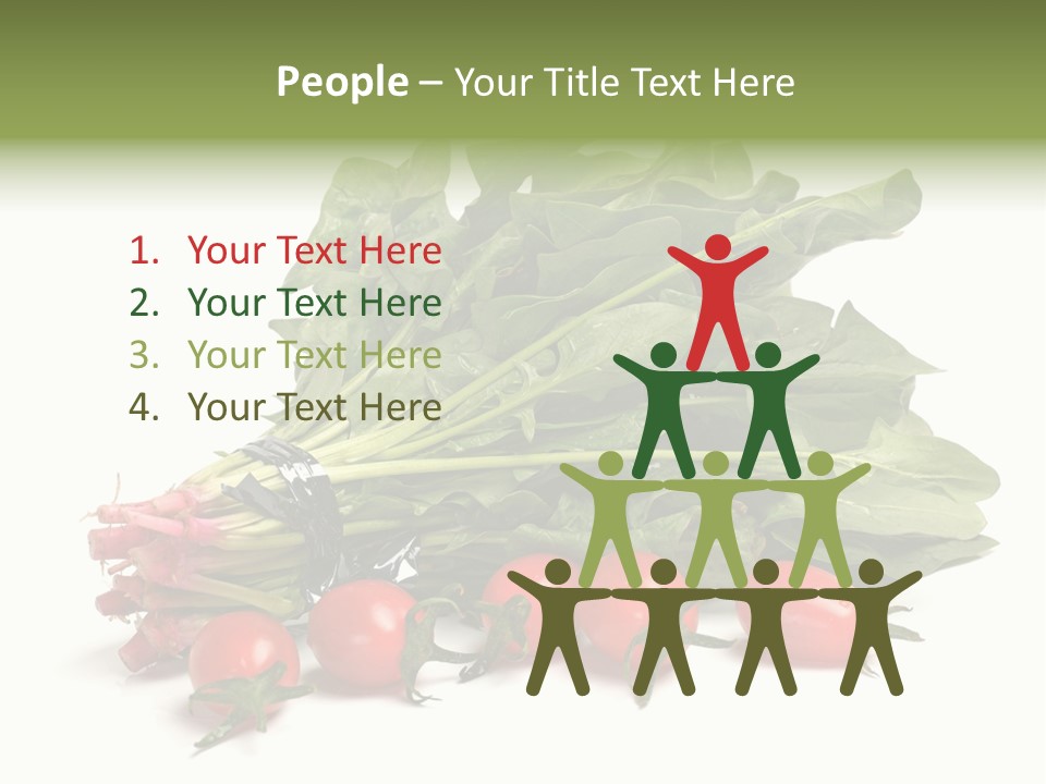 Closeup Asia Green PowerPoint Template