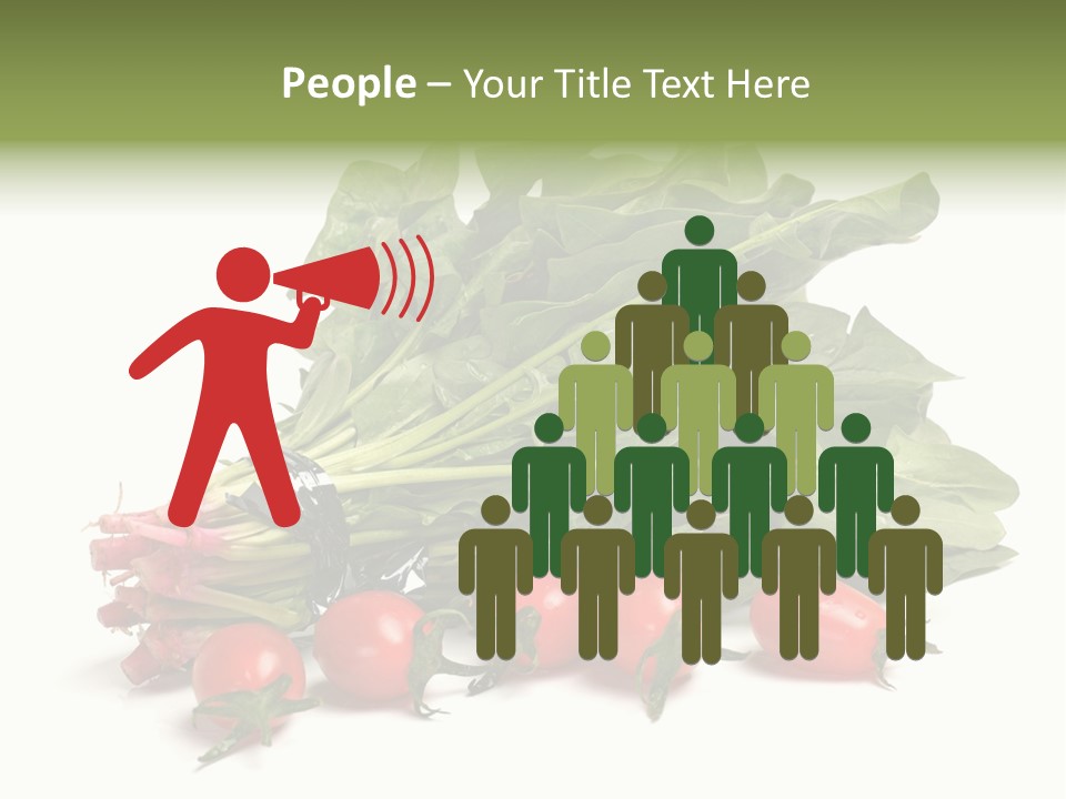 Closeup Asia Green PowerPoint Template