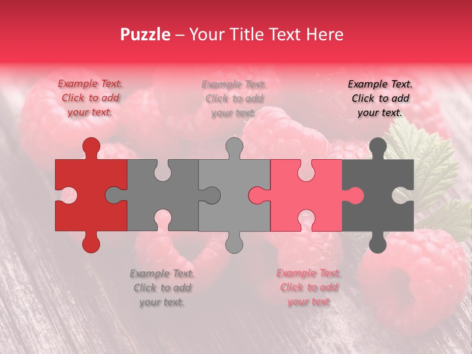 Sweet Wooden Isolated PowerPoint Template