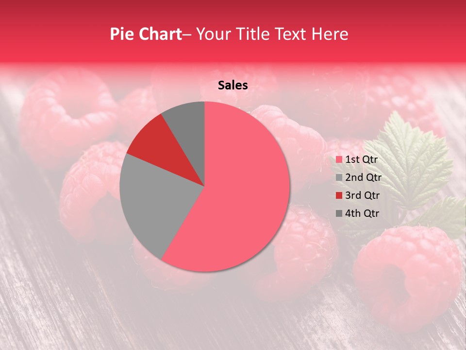 Sweet Wooden Isolated PowerPoint Template