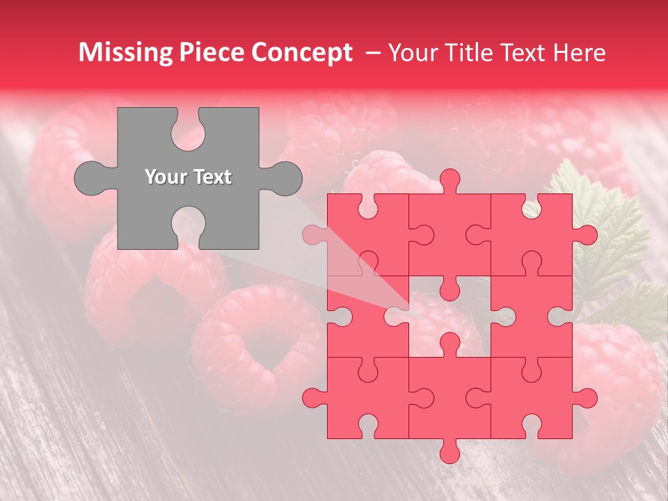 Sweet Wooden Isolated PowerPoint Template