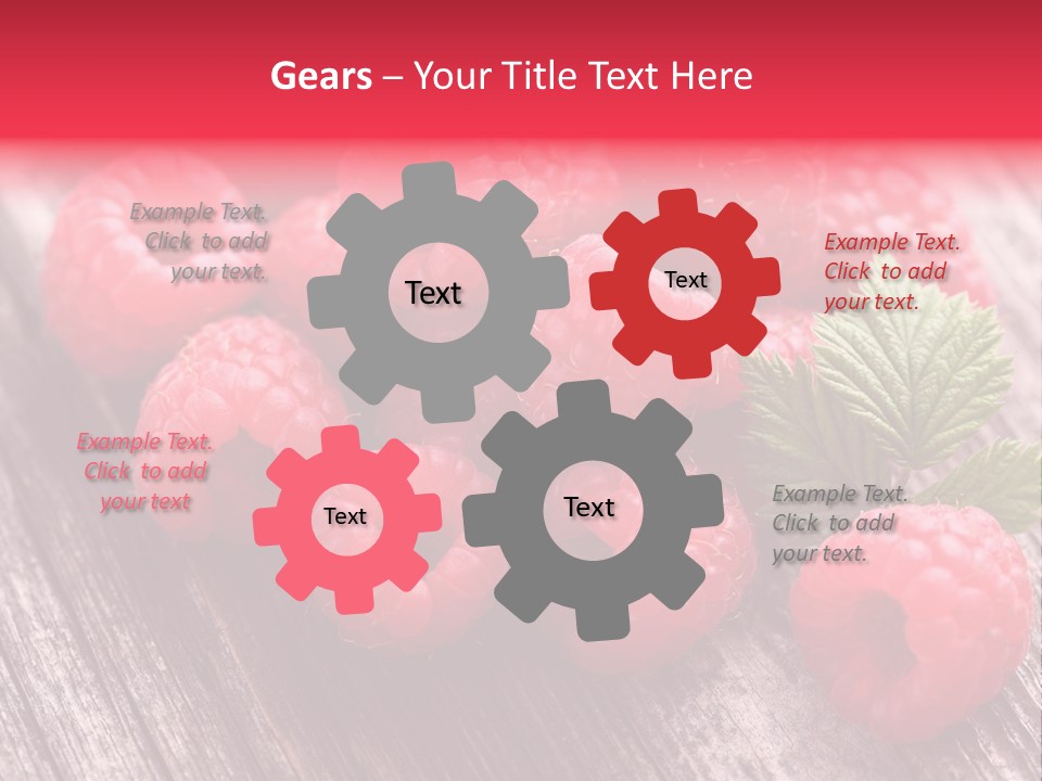 Sweet Wooden Isolated PowerPoint Template