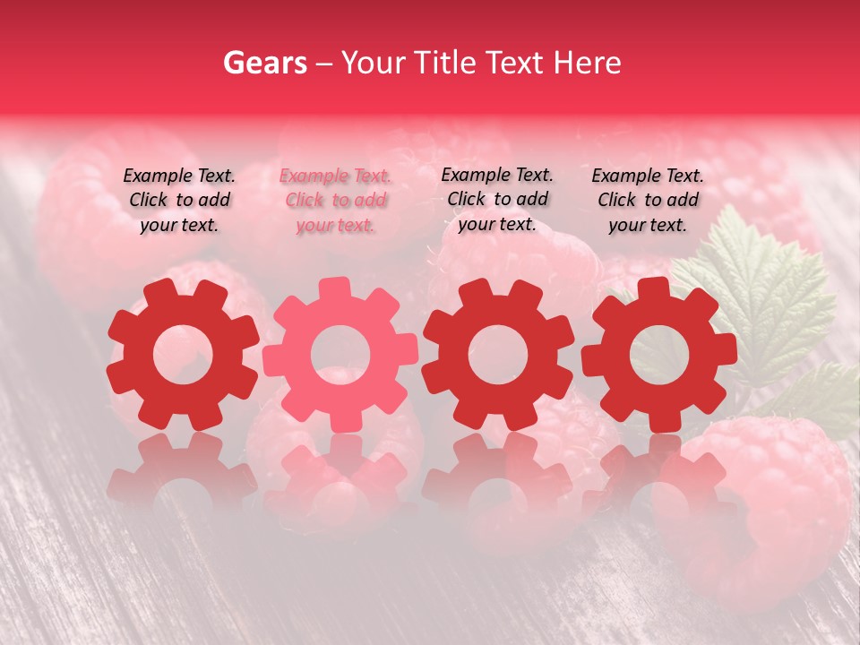 Sweet Wooden Isolated PowerPoint Template