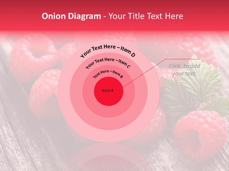 Sweet Wooden Isolated PowerPoint Template