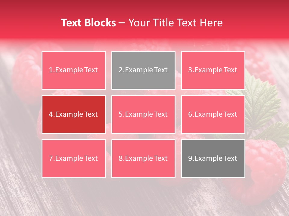 Sweet Wooden Isolated PowerPoint Template