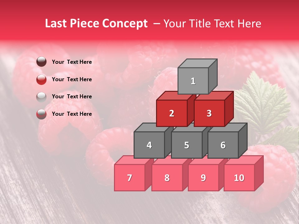 Sweet Wooden Isolated PowerPoint Template